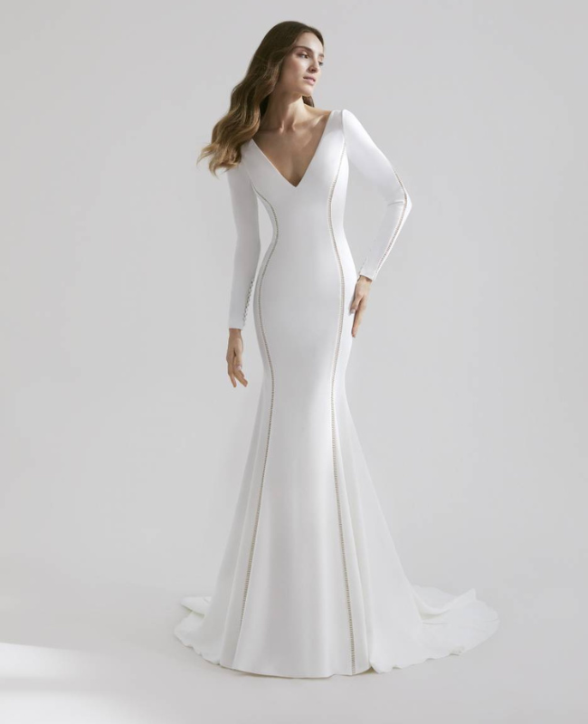 Vestidos de novia Alberto Palatchi de estilo romántico disponibles en Mérida